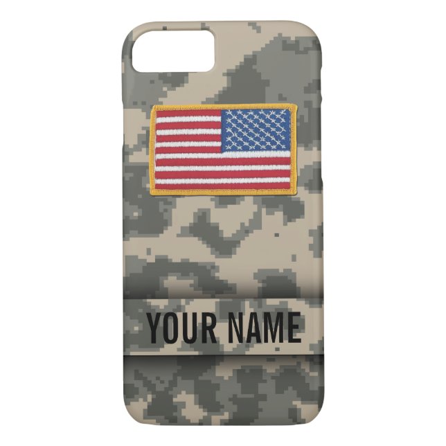 Army Style Camouflage iPhone 7 case (Back)