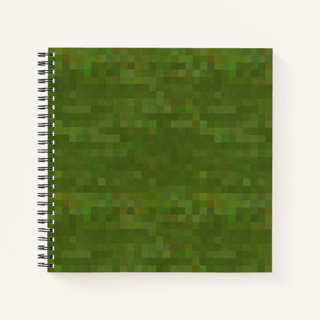 Army Style Pixel Camo Notebook (Front)
