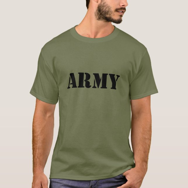 ARMY T-Shirt - Customize Colour Tee (Front)