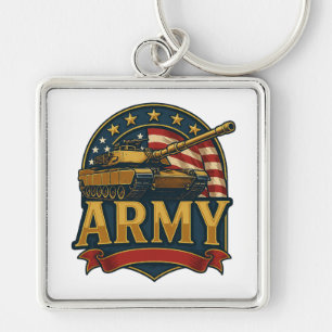 Army Tank Keychain