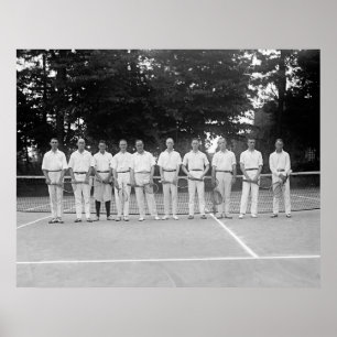 Army Tennis Team, 1920s Poster
