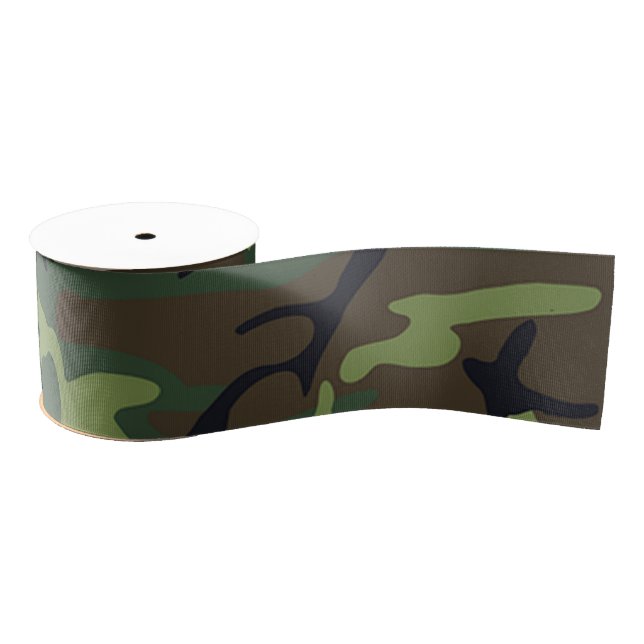 Army themed Birthday Party Grosgrain Ribbon (Spool)