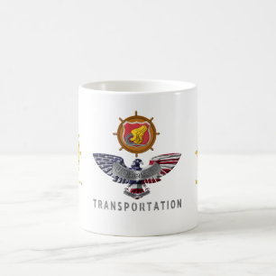 Army Transportation Corps Veteran Customized Eagle Magic Mug