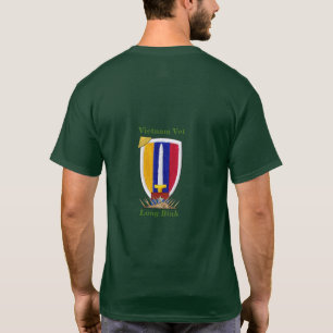 Army USARV MACV Vietnam Nam War Vets Patch T-Shirt