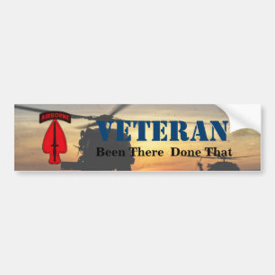Army USASOC Special Ops Veterans Vets LRRPS Bumper Sticker