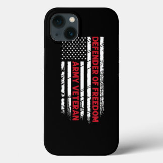 Army Veteran Defender Of Freedom 34 iPhone 13 Case