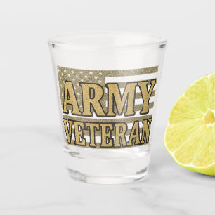 Army Veteran Shot Glass