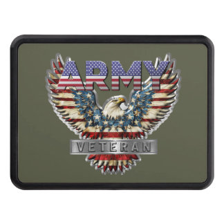 Army Veteran Trailer Hitch Cover
