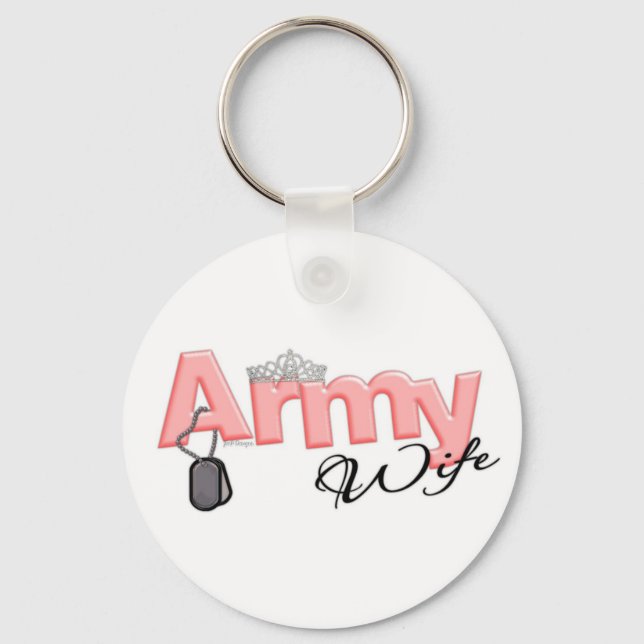 Army Wife Keychain (Front)