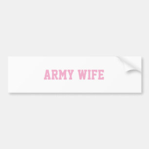 Army wife sticker