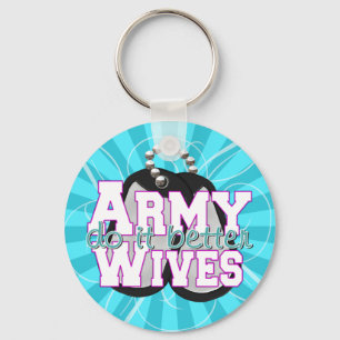 Army Wives Do It Better Keychain