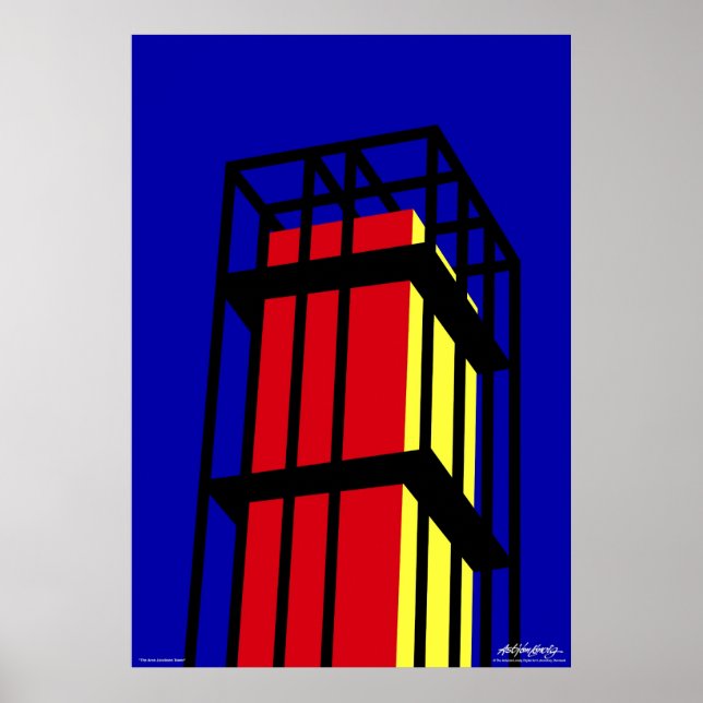 Arne Jacobsen Tower Poster (Front)