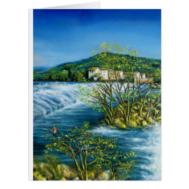 ARNO RIVER AT ROVEZZANO Florence Italy (Front)