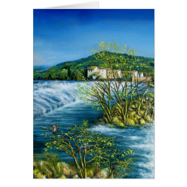 ARNO RIVER AT ROVEZZANO Florence Italy (Front)