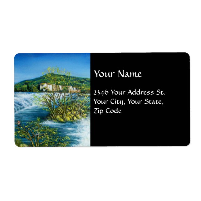 ARNO RIVER AT ROVEZZANO Florence Tuscany Landscape (Front)