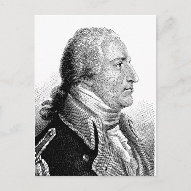 Arnold ~ Benedict / Revolutionary Officer Traitor Postcard (Front)