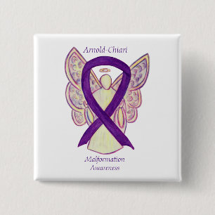 Arnold-Chiari Malformation Awareness Ribbon Pin