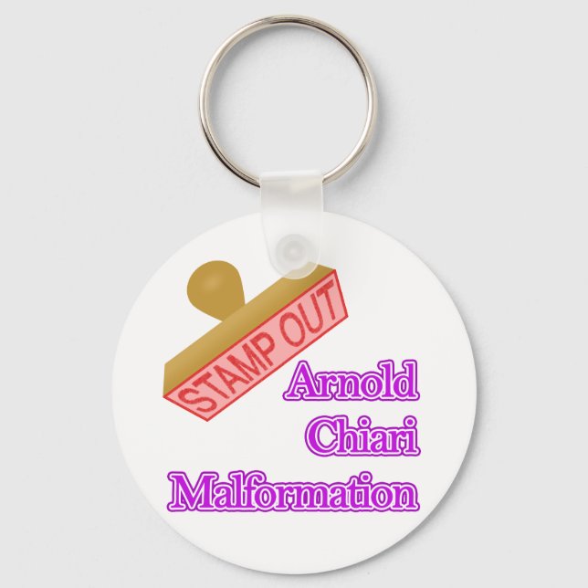 Arnold Chiari Malformation Keychain (Front)