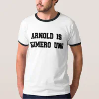 Arnold Numero Uno No Lifts No Gifts! Christmas Shirt Poster