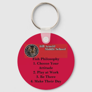 Arnold Middle School -- Fish Philosophy Keychain