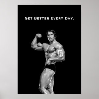 Arnold Schwarzenegger Motivational Quote Poster
