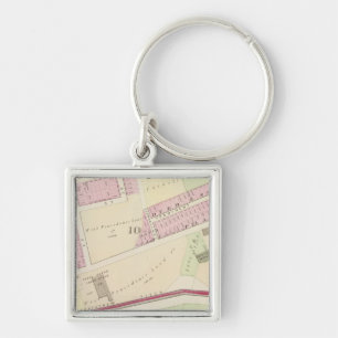 Arnold Square Rhode Island Locomotive Works Keychain