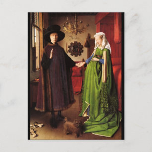 Arnolfini Portrait Postcard