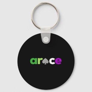 Aro Ace Pride Spade, Lgbt Aroace, Lgbtq Aromantic Keychain