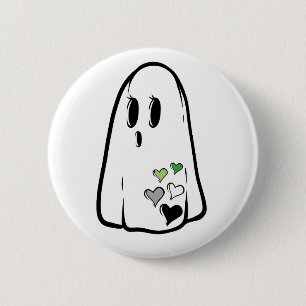 Aro Pride Ghost 2 Inch Round Button