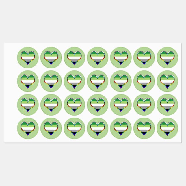 Aro Pride Labels (Sheet)