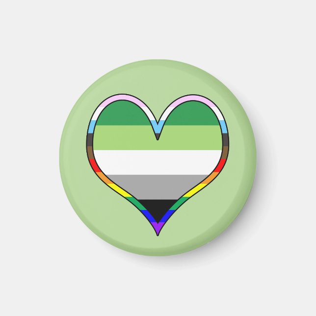Aro Pride Magnet cardiaque (Devant)