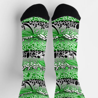 Aro Pride Squiggles Socks