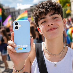 AroAce Pride Flag Colours iPhone 16 Case