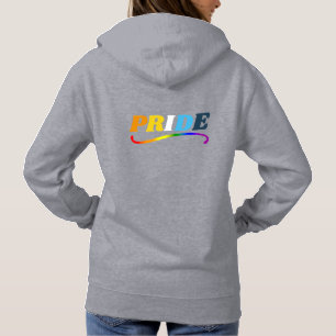 AroAce Pride - Rainbow Swoosh Hoodie