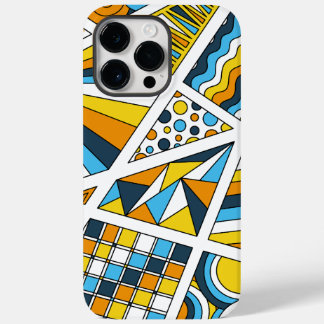 AroAce Pride Zen Doodle Sunset Flag Modern Abstrac Case-Mate iPhone 14 Pro Max Case