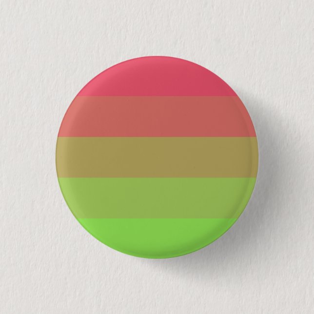 Aroflux Pride Flag 1 Inch Round Button (Front)