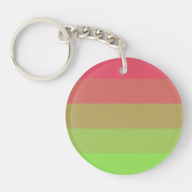 Aroflux Pride Flag Keychain (Front)