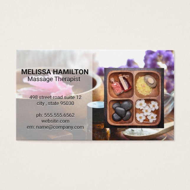 Aroma Therapy | Spa Oils Bath Salts (Front)