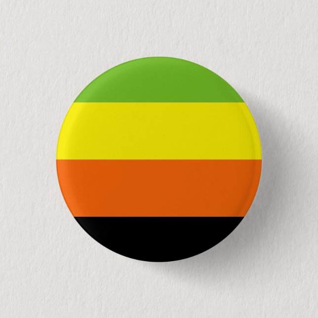 Aromantic 1 Inch Round Button (Front)
