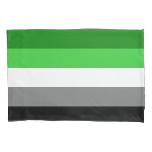 Aromantic Flag Pillowcase