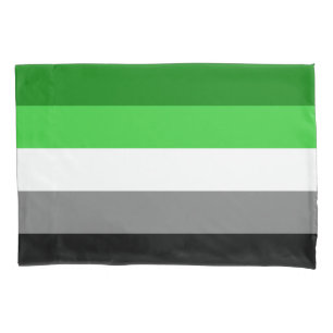 Aromantic Flag Pillowcase