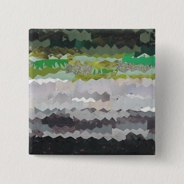 Aromantic Pride 2 Inch Square Button (Front)