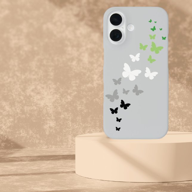 Aromantic Pride Butterfly Trail  Case-Mate iPhone Case (Creator Uploaded)