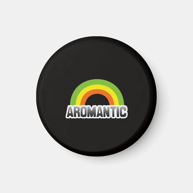 Aromantic Pride Magnet (Front)