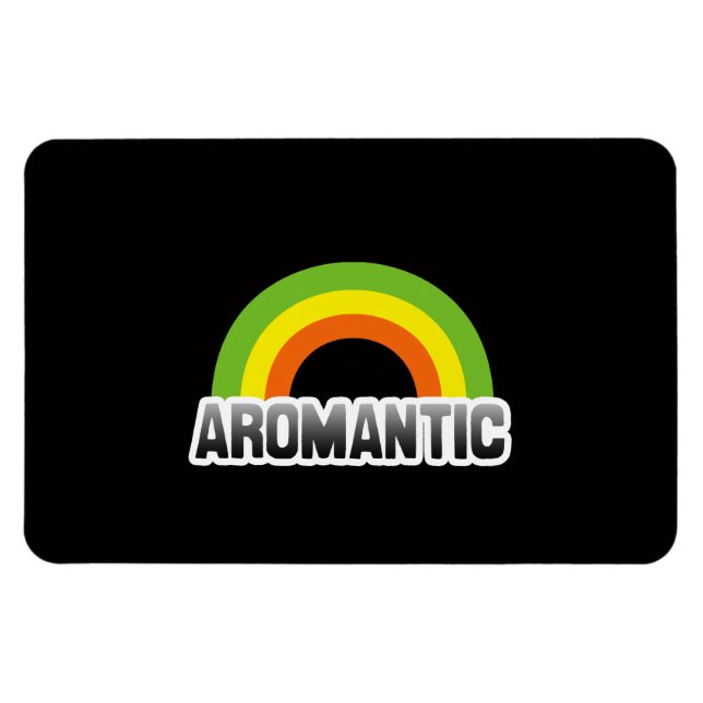 Aromantic Pride Magnet (Horizontal)