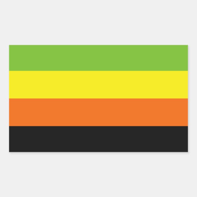 Aromantic Pride Sticker (Front)