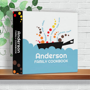 Aromas skillet personalized recipe cookbook binder