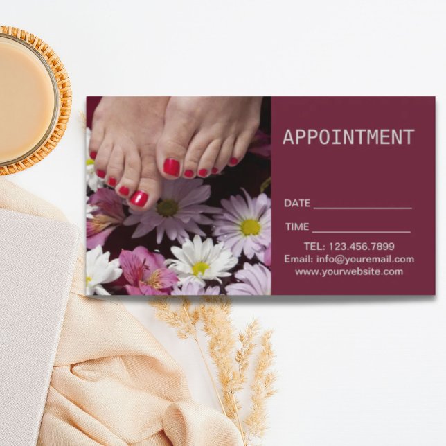 Aromathérapie SPA Nail Salon Pédicure Rendez-vous (Aromatherapy SPA Nail Salon Pedicure Appointment)
