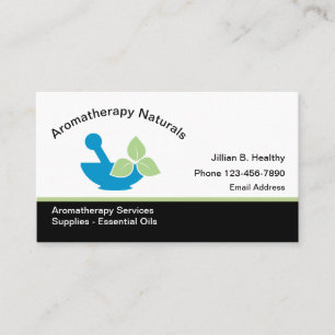 Aromatherapy And Essential Oils Business Card