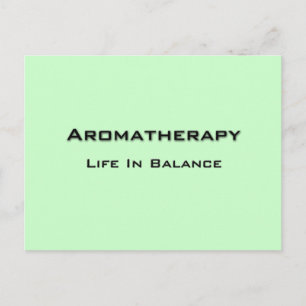 Aromatherapy - Black text Postcard